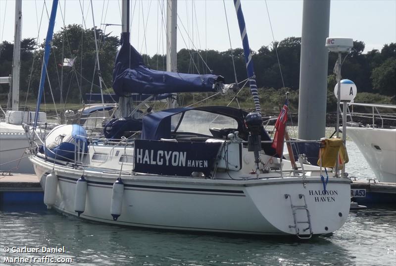 halcyon haven (Sailing vessel) - IMO , MMSI 235023859, Call Sign MHGF9 under the flag of United Kingdom (UK)