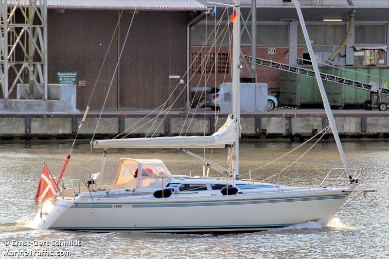 escape (Sailing vessel) - IMO , MMSI 219010386, Call Sign XPD7914 under the flag of Denmark