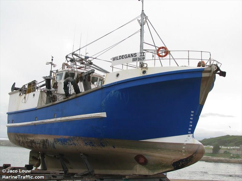 wildegans ii (Fishing Vessel) - IMO 8744406, MMSI 601072900, Call Sign ZR9609 under the flag of South Africa