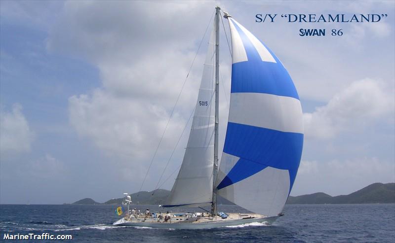 dreamland (Sailing vessel) - IMO , MMSI 375426000, Call Sign J8Y2546 under the flag of St Vincent & Grenadines