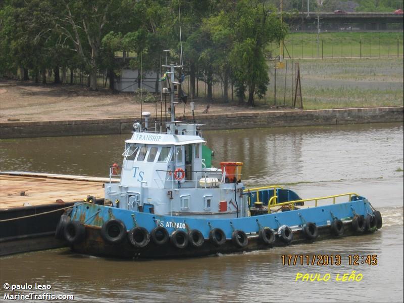 ts atirado (Towing vessel) - IMO , MMSI 710003120, Call Sign PQ3529 under the flag of Brazil