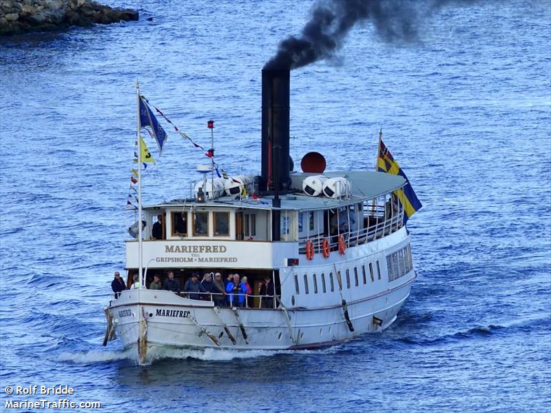 mariefred (Passenger ship) - IMO , MMSI 265769380, Call Sign SFLE under the flag of Sweden