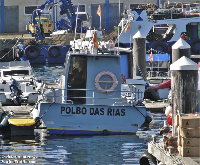 polbo das rias (Local type) - IMO , MMSI 225942950 under the flag of Spain