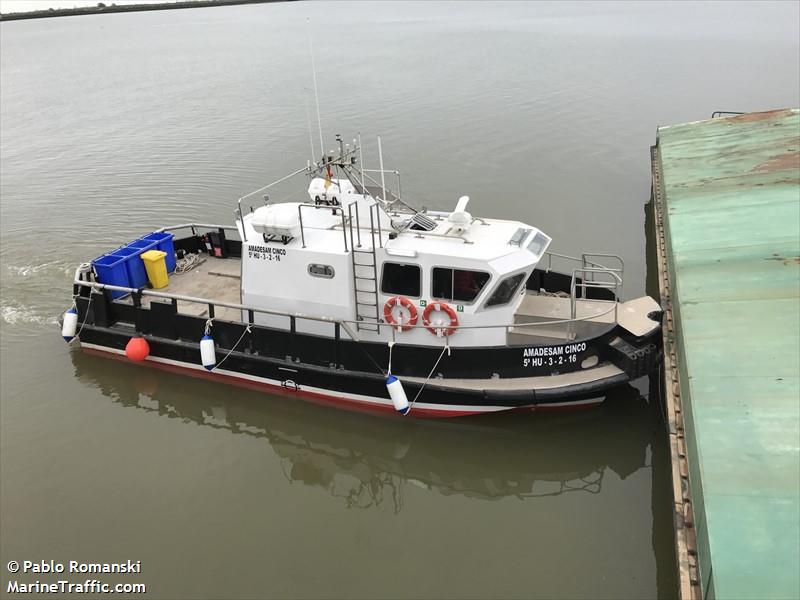 amadesam cinco (Local type) - IMO , MMSI 225986709 under the flag of Spain