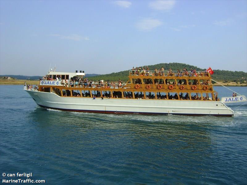 jale 6 (Passenger ship) - IMO , MMSI 271043286, Call Sign TC4237 under the flag of Turkey