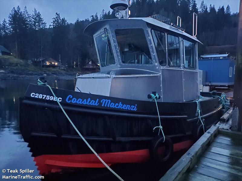 coastal mackenzi (Tug) - IMO , MMSI 316040033 under the flag of Canada