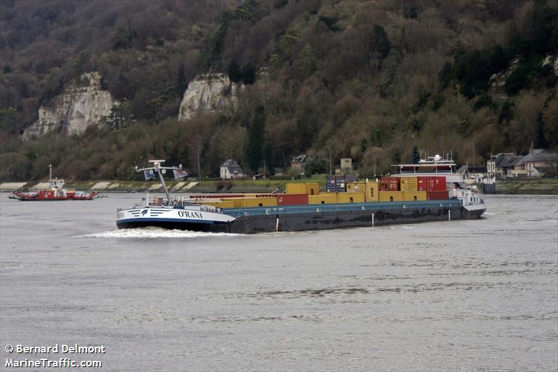 orana (Cargo ship) - IMO , MMSI 226016380, Call Sign OT3284 under the flag of France