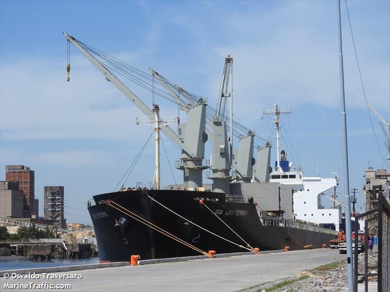 agia ekaterini (Bulk Carrier) - IMO 9561904, MMSI 538009463, Call Sign V7A4776 under the flag of Marshall Islands