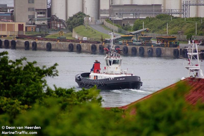 indlazi (Tug) - IMO , MMSI 601333000, Call Sign ZR5606 under the flag of South Africa