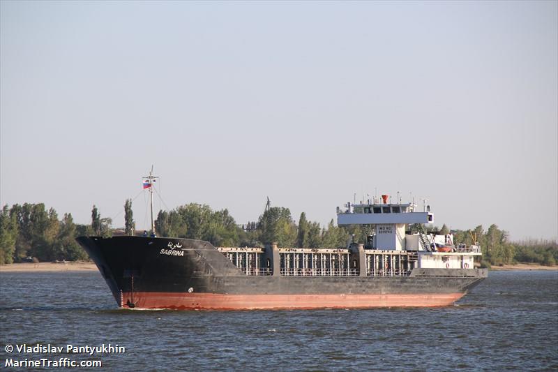 sabrina (General Cargo Ship) - IMO 8215742, MMSI 422108000, Call Sign EPBN under the flag of Iran