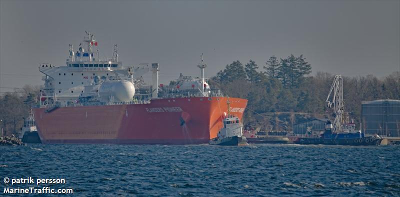 flanders pioneer (LPG Tanker) - IMO 9897559, MMSI 205104000, Call Sign ONKU under the flag of Belgium