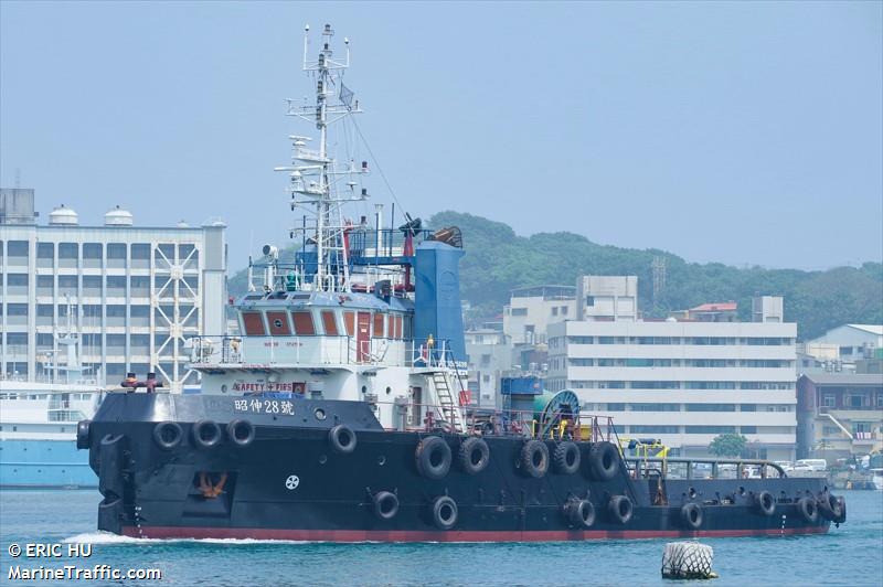 chau hsen no 28 (Tug) - IMO , MMSI 416006846, Call Sign 1234567 under the flag of Taiwan