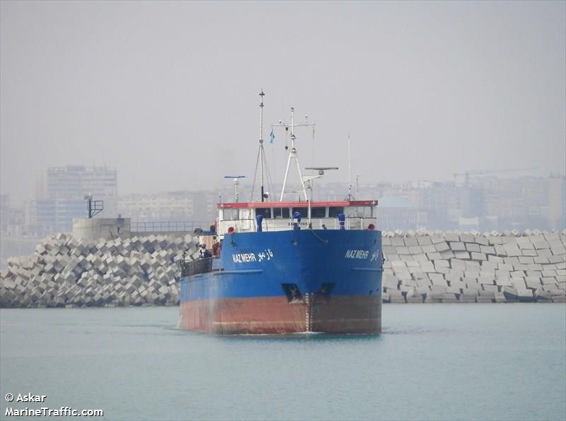 nazmehr (General Cargo Ship) - IMO 8876522, MMSI 422053200, Call Sign EPC4P under the flag of Iran