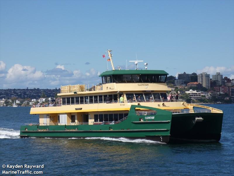 clontarf (Passenger ship) - IMO , MMSI 503106810, Call Sign 457599 under the flag of Australia