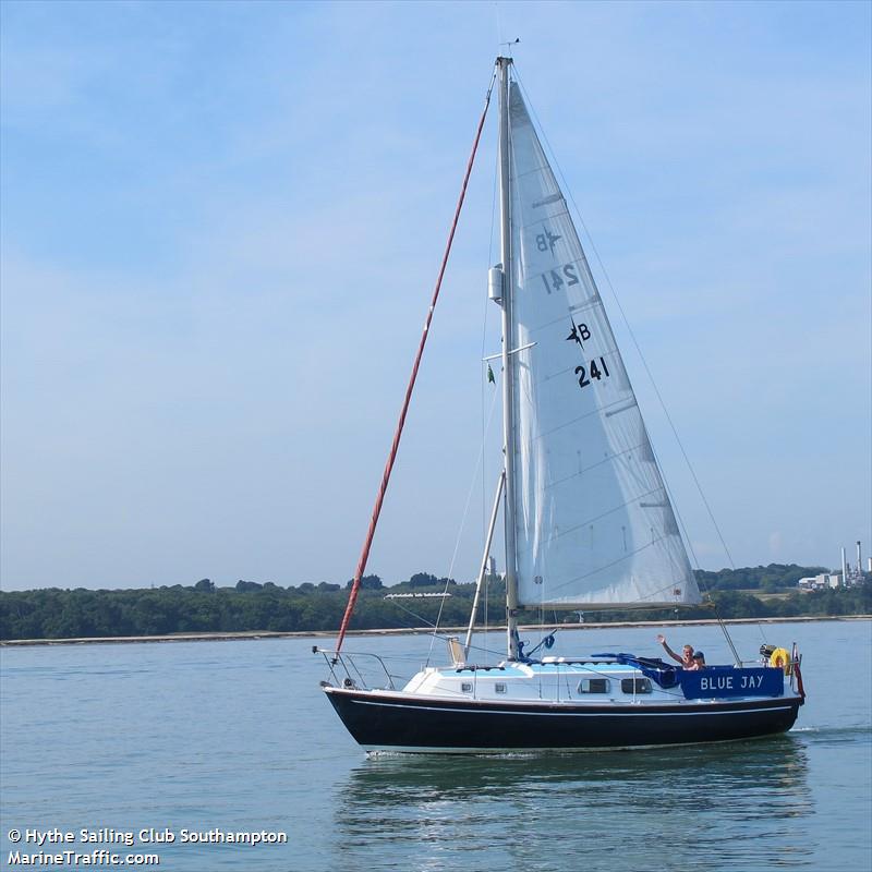 blue jay (Sailing vessel) - IMO , MMSI 232012876 under the flag of United Kingdom (UK)