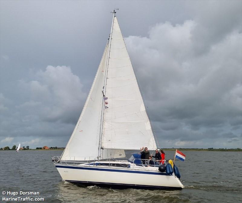 abalone (Pleasure craft) - IMO , MMSI 244810363, Call Sign PA6319 under the flag of Netherlands