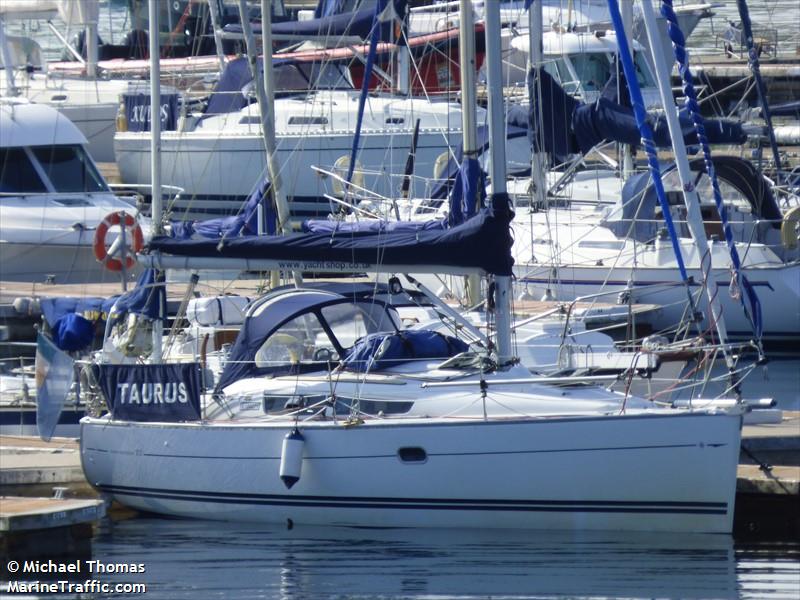 taurus (Pleasure craft) - IMO , MMSI 250002121 under the flag of Ireland