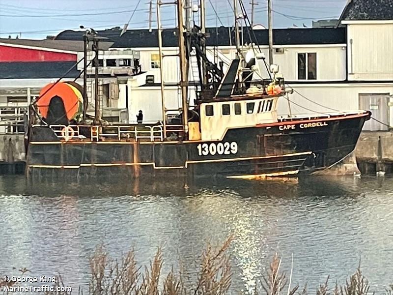 cape cordell (Fishing vessel) - IMO , MMSI 316007950 under the flag of Canada