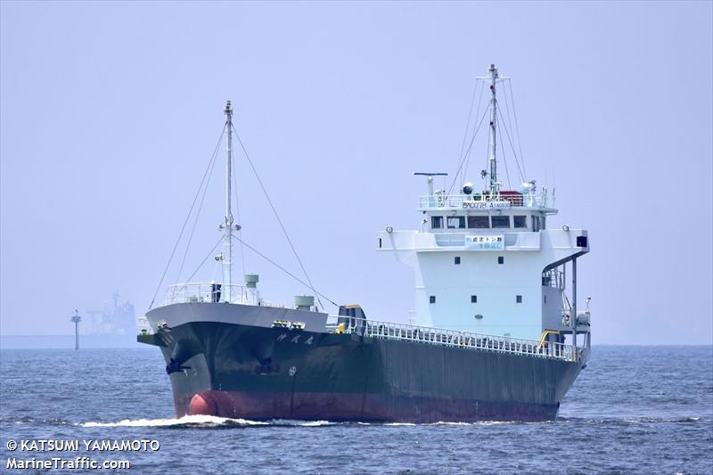 shinsei maru (Cargo ship) - IMO , MMSI 431000201, Call Sign JD2406 under the flag of Japan