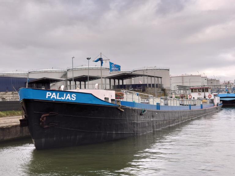 paljas (Tanker) - IMO , MMSI 205232090, Call Sign OT2320 under the flag of Belgium