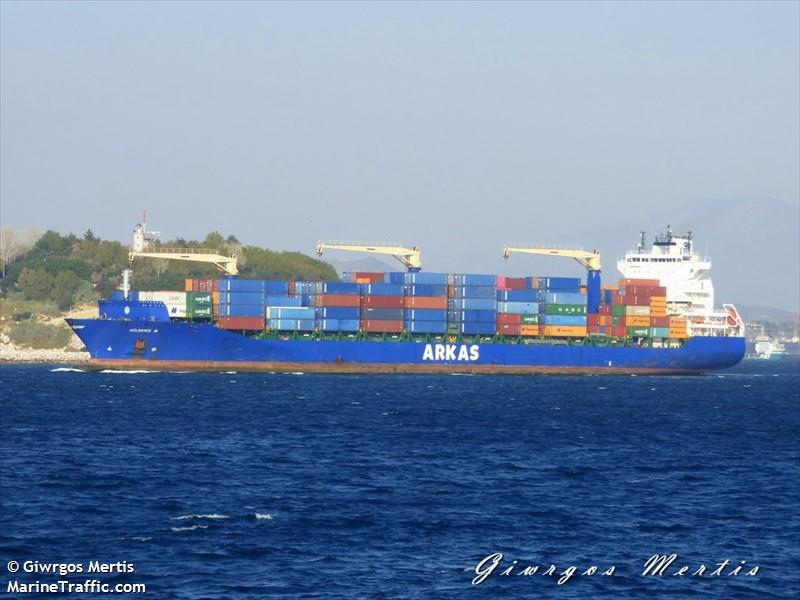 gulbeniz a (Container Ship) - IMO 9491850, MMSI 271042493, Call Sign TCZK8 under the flag of Turkey