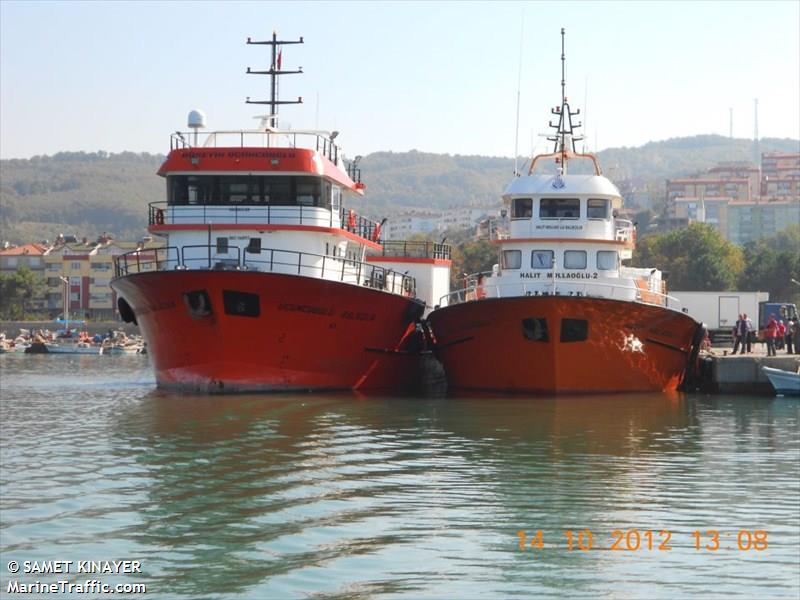 ucuncuoglubalikci-57 (Fishing vessel) - IMO , MMSI 271072921, Call Sign TCZM6 under the flag of Turkey