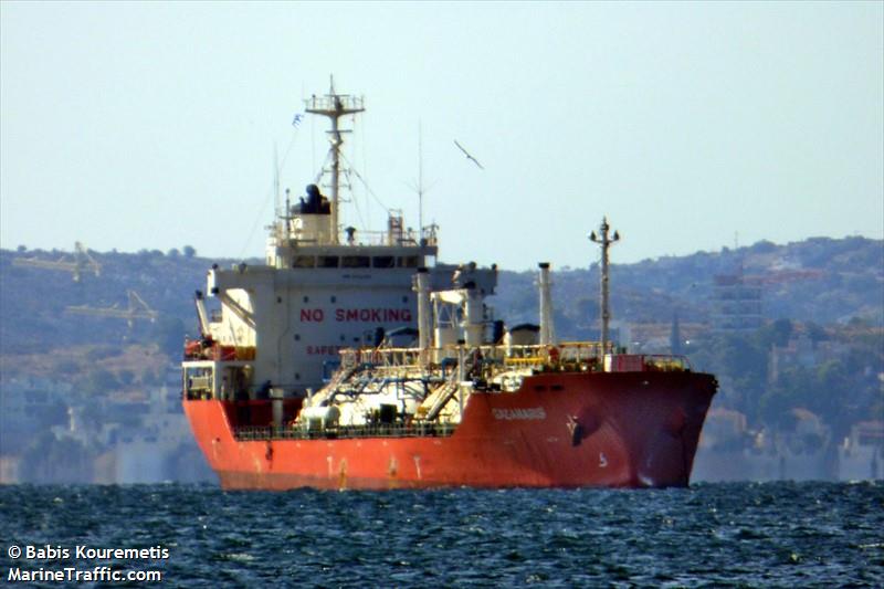 gaz amaris (LPG Tanker) - IMO , MMSI 538009548, Call Sign V7A4876 under the flag of Marshall Islands