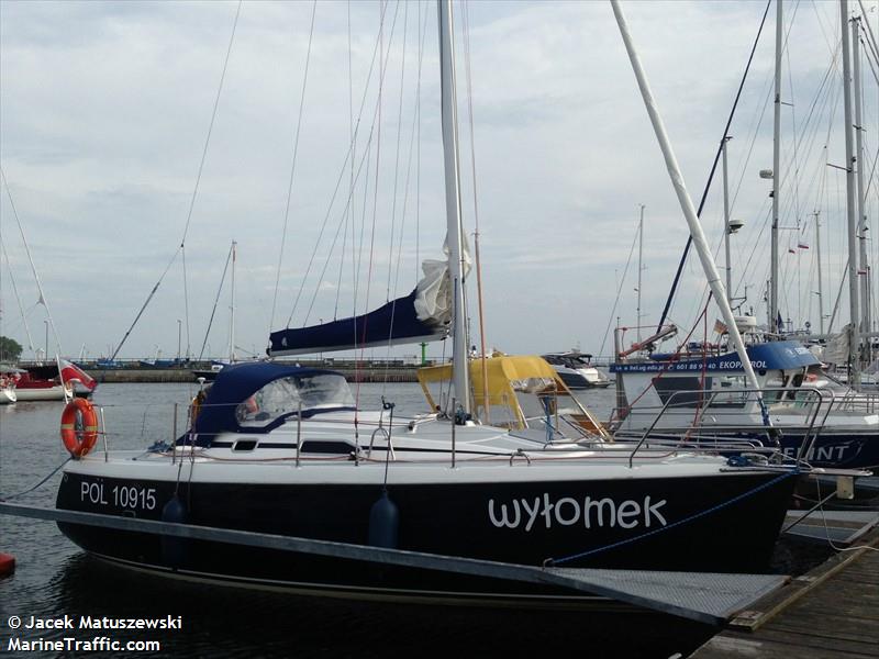 wylomek (Sailing vessel) - IMO , MMSI 261019580, Call Sign SPG3467 under the flag of Poland