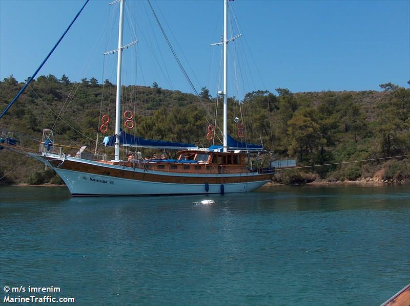 imrenim (Pleasure craft) - IMO , MMSI 271041164, Call Sign YM3420 under the flag of Turkey