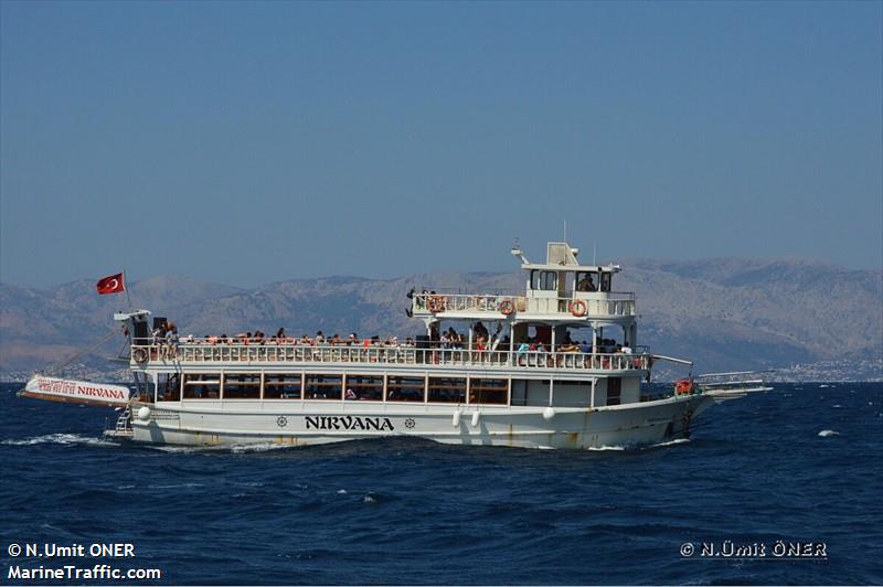 nirvana-1 (Passenger ship) - IMO , MMSI 271072767, Call Sign TC8116 under the flag of Turkey