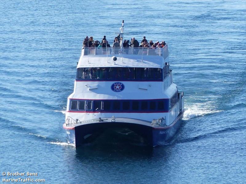 mackinac express (Passenger ship) - IMO , MMSI 367745540, Call Sign WDI9130 under the flag of United States (USA)