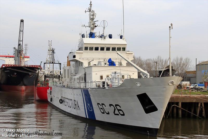 gc 26 thompson (Law enforcment) - IMO , MMSI 701537000, Call Sign L2AC under the flag of Argentina