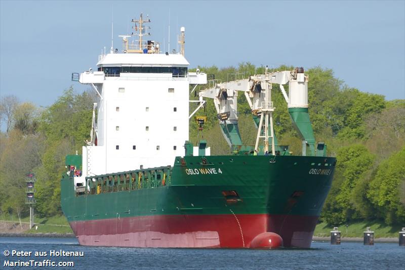 oslo wave 4 (General Cargo Ship) - IMO 9208203, MMSI 257127140, Call Sign LALF8 under the flag of Norway
