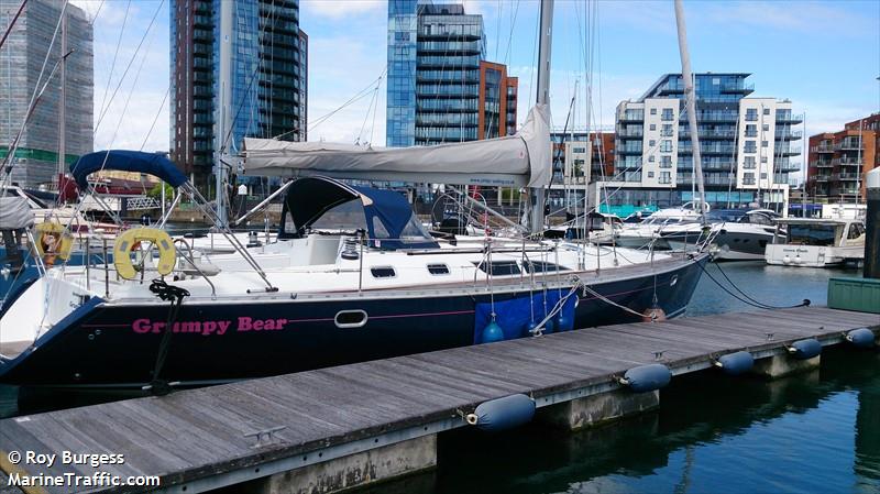 grumpy bear (Sailing vessel) - IMO , MMSI 235000613, Call Sign ZQVT3 under the flag of United Kingdom (UK)