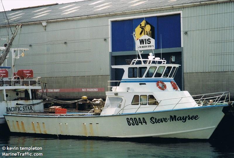 steve mayree (Fishing vessel) - IMO , MMSI 512002300, Call Sign ZMA3727 under the flag of New Zealand