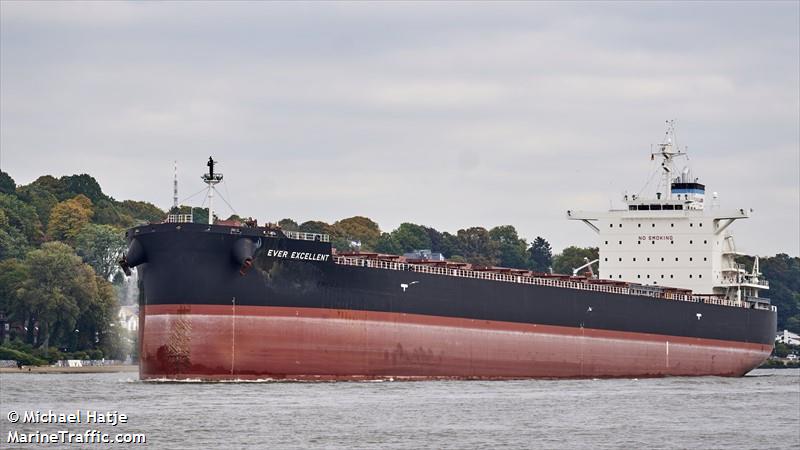 ever excellent (Bulk Carrier) - IMO 9899806, MMSI 636020584, Call Sign D5ZW4 under the flag of Liberia