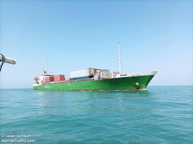 meryan 7 (General Cargo Ship) - IMO 9047348, MMSI 422051300, Call Sign EPCN3 under the flag of Iran