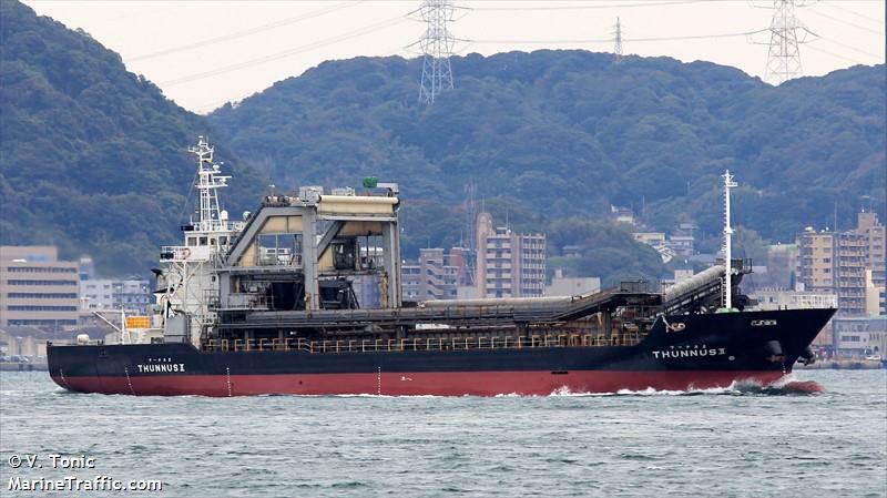 thunnus 3 (Pusher Tug) - IMO 8990201, MMSI 431401984, Call Sign JK2326 under the flag of Japan