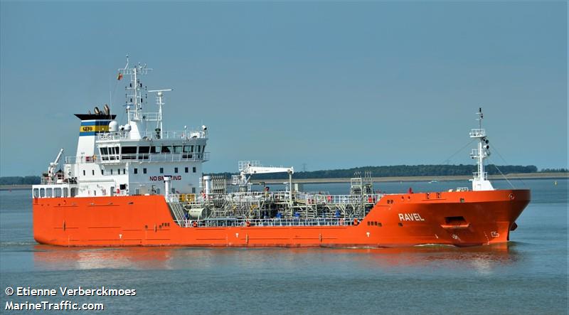 ravel (Chemical/Oil Products Tanker) - IMO 9866952, MMSI 210299000, Call Sign 5BWD5 under the flag of Cyprus