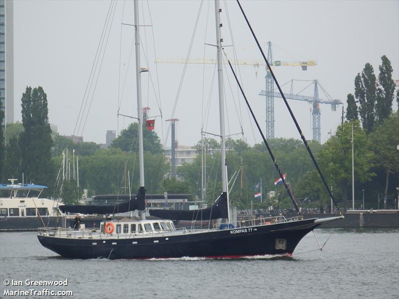 kompas 77 (Pleasure craft) - IMO , MMSI 244100629, Call Sign PE2125 under the flag of Netherlands