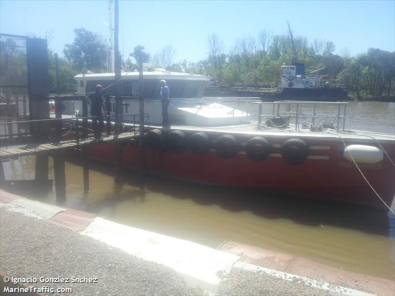 tecnimar base (Unknown) - IMO , MMSI 770576999 under the flag of Uruguay