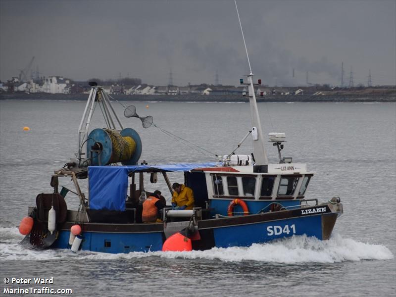 liz ann (Fishing vessel) - IMO , MMSI 232023009, Call Sign MLHM5 under the flag of United Kingdom (UK)