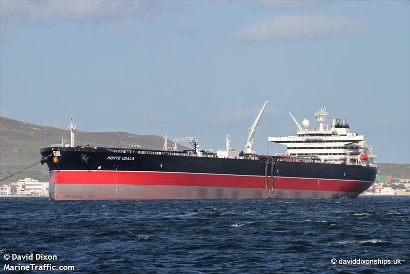 monte udala (Crude Oil Tanker) - IMO 9785823, MMSI 255806022, Call Sign CQIO5 under the flag of Madeira