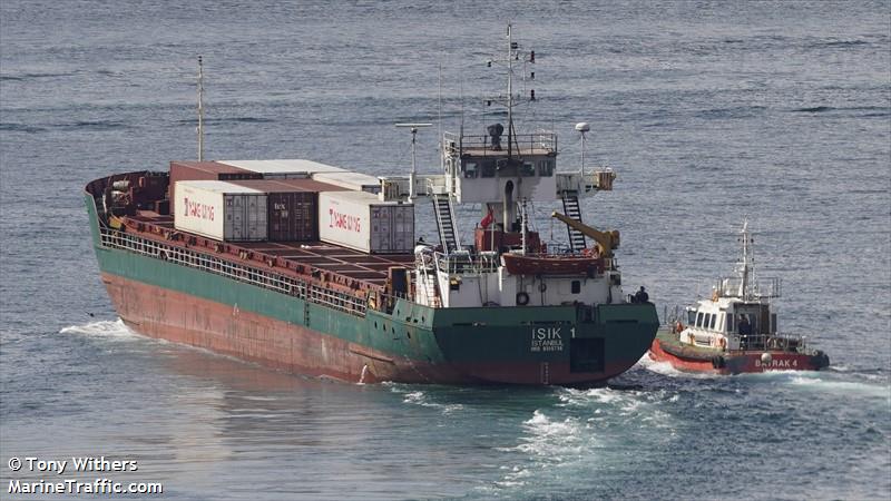 isik 1 (General Cargo Ship) - IMO 8516756, MMSI 271049412, Call Sign TCA6616 under the flag of Turkey