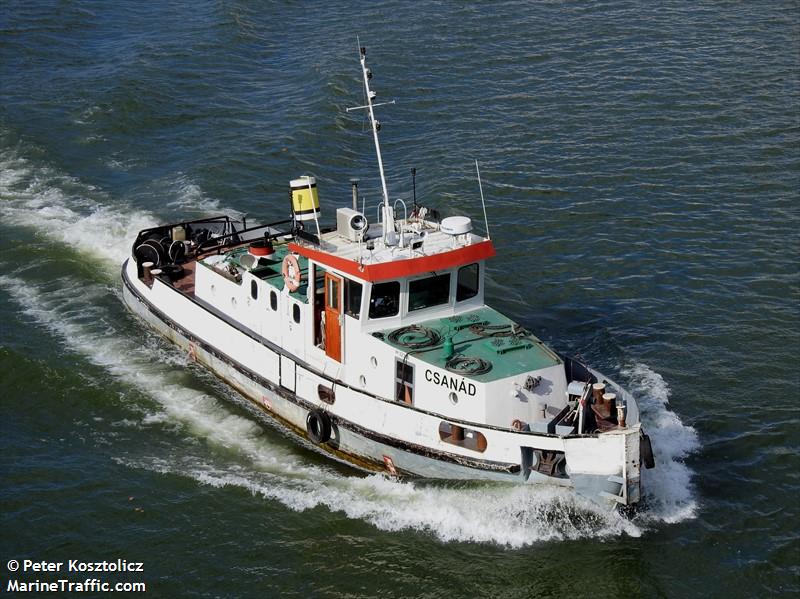 csanad (Tug) - IMO , MMSI 243070720, Call Sign HGGT under the flag of Hungary