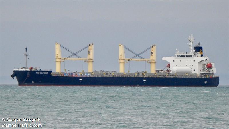 true confidence (Bulk Carrier) - IMO 9460784, MMSI 314579000, Call Sign 8PBF4 under the flag of Barbados
