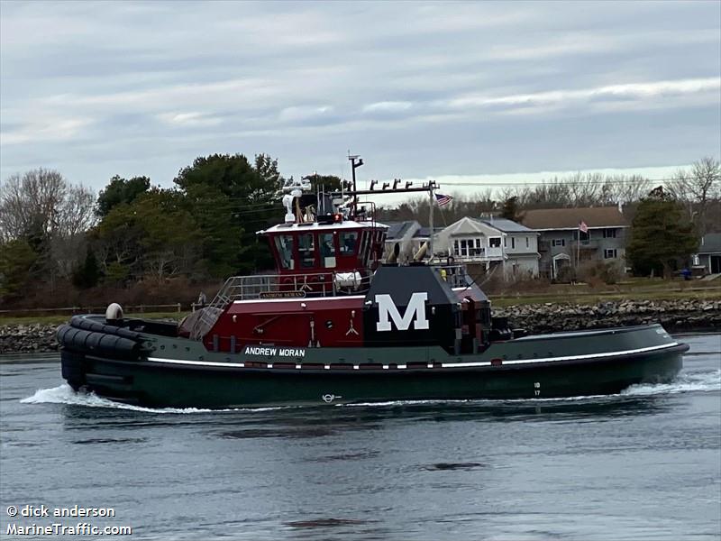 andrew moran (Tug) - IMO , MMSI 368217490, Call Sign WDM5606 under the flag of United States (USA)