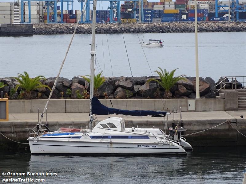 indiana (Sailing vessel) - IMO , MMSI 211478030, Call Sign DD5802 under the flag of Germany