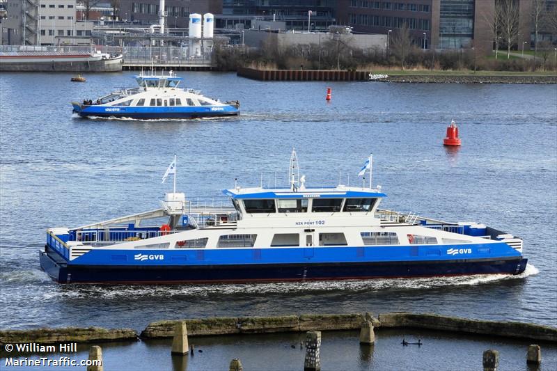 nzk pont 102 (Passenger ship) - IMO , MMSI 244126046, Call Sign PH2827 under the flag of Netherlands