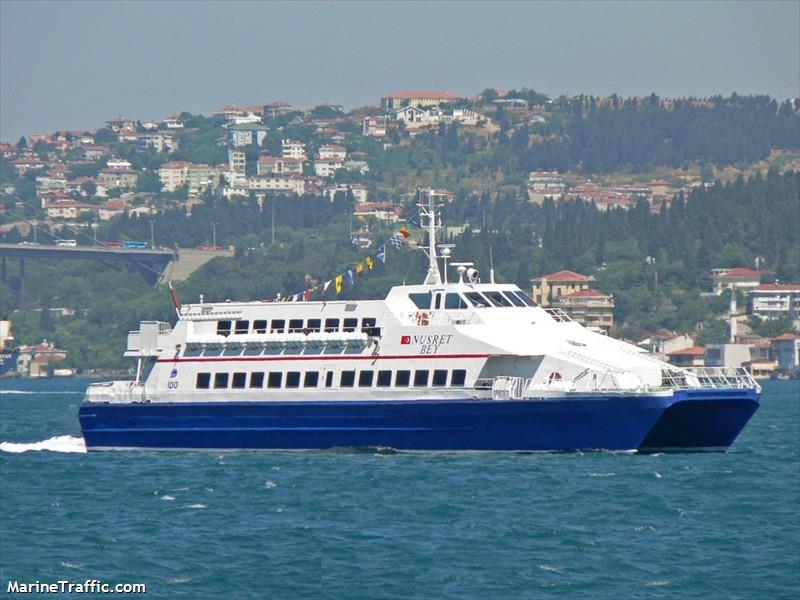 nusret bey (Passenger Ship) - IMO , MMSI 271002476, Call Sign TCBK3 under the flag of Turkey